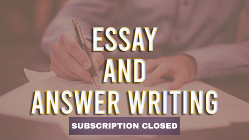 Essay and Answer Writing